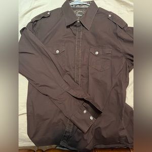 7 Diamonds Button up dress shirt Ornate buttons